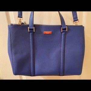 Kate Spade blue leather handbag